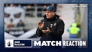 Match reaction  John McGlynn post Greenock Morton [upl. by Roldan419]