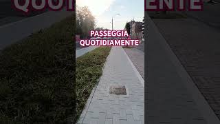 PASSEGGIA QUOTIDIANAMENTE passeggiata passeggiare camminata camminare frase frasi relax [upl. by Shirah]