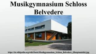 Musikgymnasium Schloss Belvedere [upl. by Evvie]