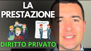 LA PRESTAZIONE 🤝 ⚖️  Diritto Privato in 3 minuti [upl. by Fates827]