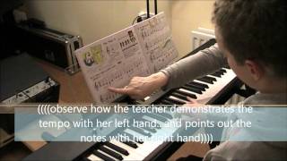 Music Teaching for the Deaf by Orla OSullivan demonstration keyboard [upl. by Hseyaj811]