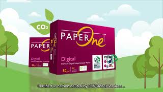 PaperOne™ Digital 80gsm Carbon Neutral Paper  Product Highlight [upl. by Pruchno]