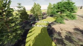 8K flyover  Spokane Valley Cross Country Course flyover [upl. by Wernher218]