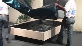 Sterling Sleep Systems Hardside Waterbed Insturctional Setup Video [upl. by Yor]