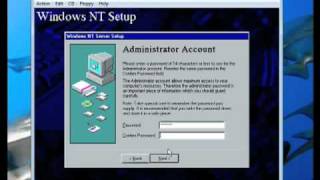 Windows NT Server Enterprise 40 Installation [upl. by Widera531]