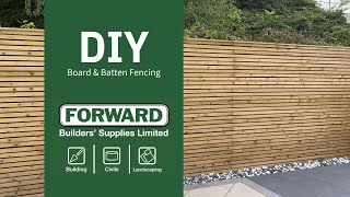 How To Create Board amp Batten  Hit amp Miss  Slatted Fencing [upl. by Ethelind48]