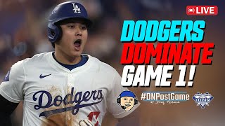 Dodgers Dominate Mets Win NLCS Game 1 Game 2 Pitching Plan Jack Flaherty Gem Ohtani Steps Up [upl. by Leamsi]