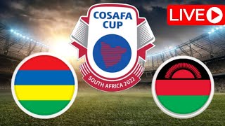 Mauritius vs Malawi COSAFA Cup 2022  LIVE Match Today [upl. by Soutor33]