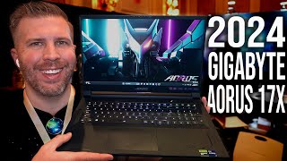 2024 Aorus 17X Hands On Great Build Powerful Specs But Did They Fix the Power Limits [upl. by Rotsen352]