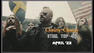 STEEL TOP 40  Hard Rock amp Metal Charts  April 23 [upl. by Carnahan]