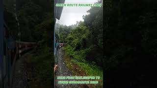 Green Route Rail Line 💚 Sakleshpur to Kukke subramanya Road Railway Station Karnataka [upl. by Broucek]