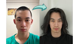 2 Years in 30 Seconds  Hair Growth Time Lapse [upl. by Nylatsyrk]