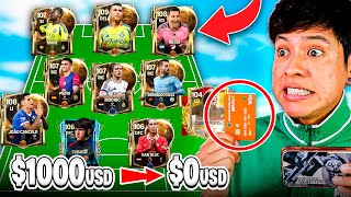 MIREN COMO GASTÉ EL DINERO DE MI TARJETA AL CONSEGUIR ESTOS JUGADORES en FC MOBILE [upl. by Moriarty]