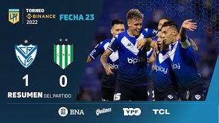 TorneoBinance  Fecha 23  resumen de Vélez  Banfield [upl. by Disario]