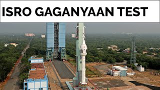 ISRO Stops Launch After Engine Fire  Gaganyaan TVD1 test flight [upl. by Valerian]