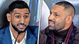 HEATED Amir Khan vs Kell Brook • FULL PRESS CONFERENCE • Sky Sports Boxing amp Boxxer [upl. by Anirtik]