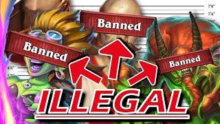 Every Banned Card in Hearthstone History [upl. by Chance134]