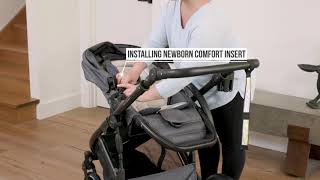 Steelcraft Strider Signature How To Installing Newborn Comfort Insert [upl. by Hagen]