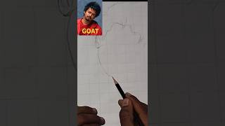 The GOAT Tamil Movie Vijay Drawing shorts shortsfeed drawing [upl. by Sadowski]