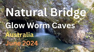 Natural Bridge  Glowworm Caves  Gold Coast  Australia 4K [upl. by Noitna]