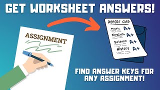 How to Get Answers to ANY Worksheet  Find Assignment Answer Keys 2024 [upl. by Pasco]