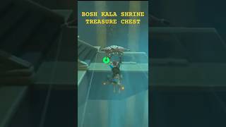 BOSH KALA SHRINE TREASURE CHEST BREATH OF THE WILD zelda botw [upl. by Lorolla864]