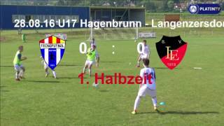 280816 U17 Hagenbrunn  Langenzersdorf [upl. by Mcquillin]