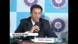 Rahul Dravid Announces Retirement  Press Conference [upl. by Perron]