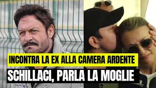 Schillaci la moglie trova la ex alla camera ardente le sue parole [upl. by Anny171]