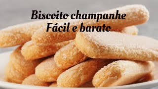 Biscoito champanhe aprendendo essa receita você nunca mais precisará comprar [upl. by Teodoro815]