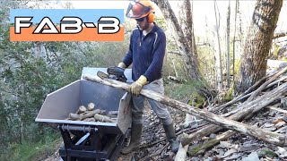 Je fais du bois avec le mini dumper Jansen RD300 Pro [upl. by Amabel547]