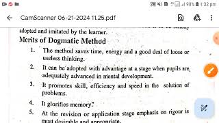 Dogmatic Method and Lecture Method of Teaching Mathematics [upl. by Lemart]