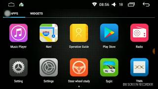 Woodman Smart Car Stereo Android Tima App Mirror Link [upl. by Itsim177]