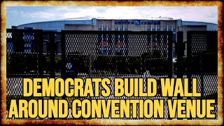 Democrats BUILD A WALL Around Chicago Convention Venue [upl. by Litt]