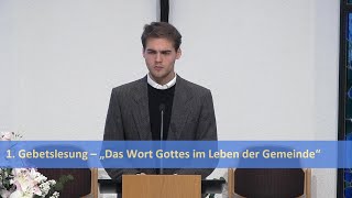 Gottesdienst vom 16112024 aus der Adventgemeinde Heilbronn [upl. by Ierdna]