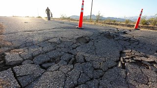 Kalifornien von stärkstem Erdbeben seit zwei Jahrzehnten getroffen [upl. by Sivrep487]