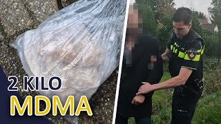 Politie  Gestolen auto aangetroffen  Verdachte met 2 kilo MDMA aangehouden  Dienst met Michael [upl. by Aivitnahs910]