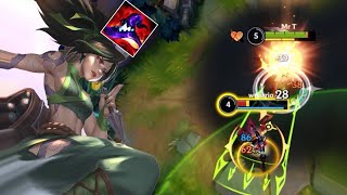 Countering Ranged Top Lane as Akali  Solo Lane  Wild Rift Patch Notes 53A [upl. by Enneira]