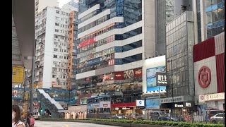 Bustling Urban Scene around SOGO Causeway Bay on Hennessy Rd Hong Kong Island 香港軒尼詩道崇光百貨銅鑼灣店的繁華都市場景 [upl. by Mariya]