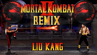 Mortal Kombat II Remix  Liu Kang Playthrough  No Commentary [upl. by Nirrad]