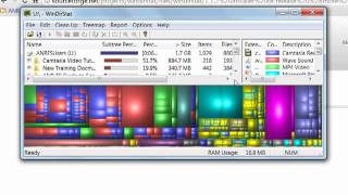 Using WinDirStat To Cleanup Disk Files [upl. by Lilllie354]