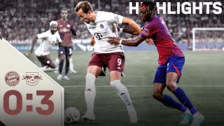 Defeat at Kane debut  FC Bayern  RB Leipzig 03  Supercup Highlights [upl. by Yve125]