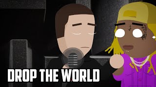 When Lil Wayne met Eminem in the Studio  Drop The World [upl. by Rabbaj777]