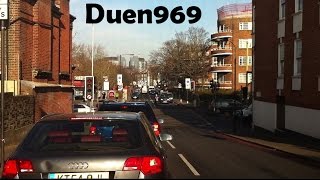 London Streets 517  Barons Court  A4  M4  A329 M  Wokingham [upl. by Huskey]