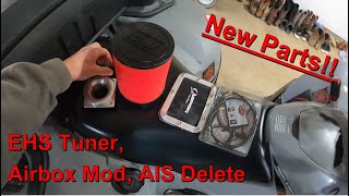 EHS Tuner amp Airbox Mod Install amp Channel Update  Yamaha Grizzly 700 [upl. by Ozneral]