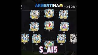 Brazil team vs Argentina team 🤯🤯 [upl. by Elwee]