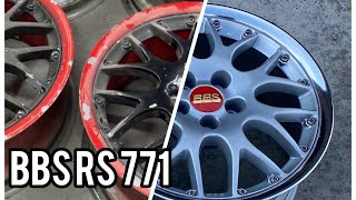 From Worn to Wow Our BBS RS771 Restoration Process [upl. by Garson677]