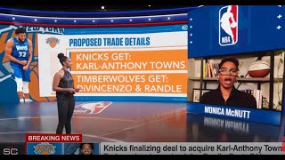 BLOCKBUSTER KNICKS TRADE  Is Towns the Answer [upl. by Rouvin]