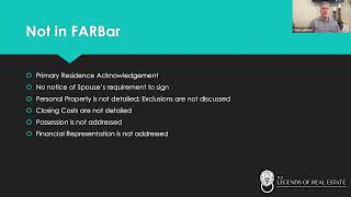 Listing Agreement Overview  FR vs NEFAR [upl. by Damha]