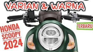 Varian Dan Warna Scoopy 2024 [upl. by Slinkman423]